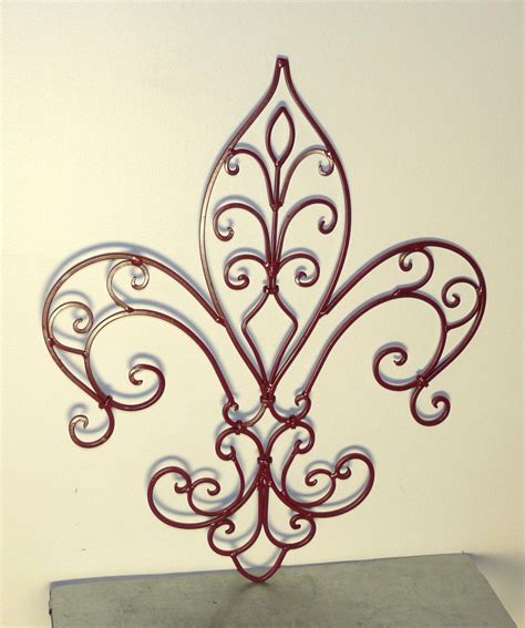 metal fleur de lis wall hanging|fleur de lis decor wholesale.